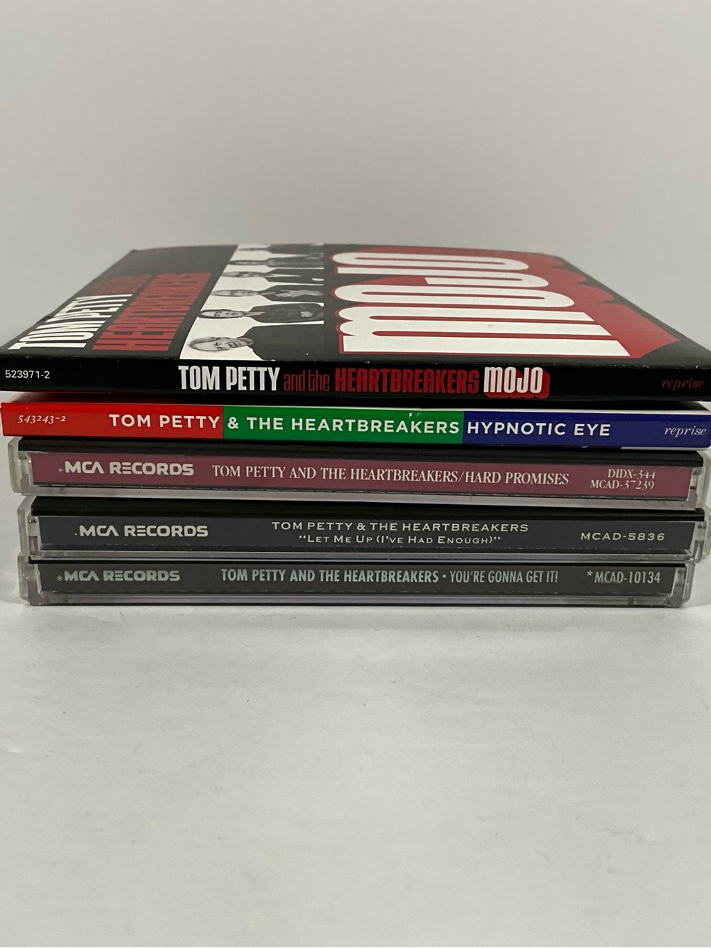 Tom Petty & The Heartbreakers 5 CD Album Lot - Mojo, Hypnotic Eye And 3 Others
